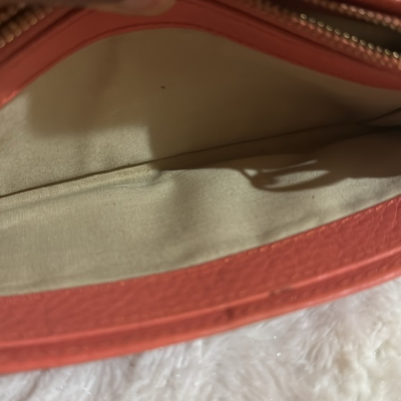 Chloe Peach Wallet With A Snappy Snap Button & Zipper is Zippy - Picture 6 of 16